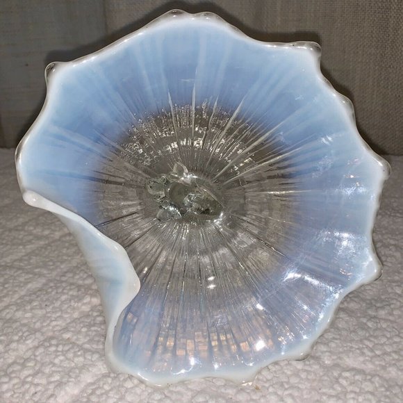 Vintage Rare Viking Dolphin & Shell Footed Compote - Picture 5 of 10